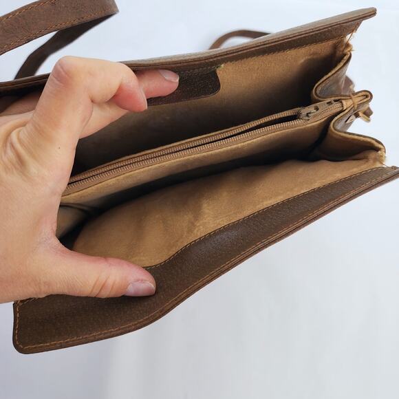 VINTAGE Gucci Ophidia GG Web Coated Canvas Clutch Tan Red Green Leather with COA - Picture 4 of 12